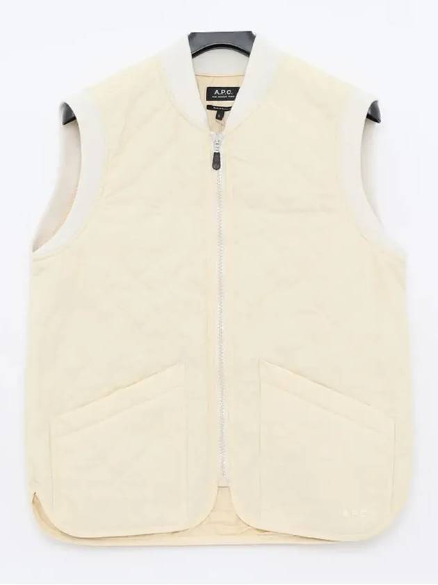 Quilted Vest Ivory - A.P.C. - BALAAN 3