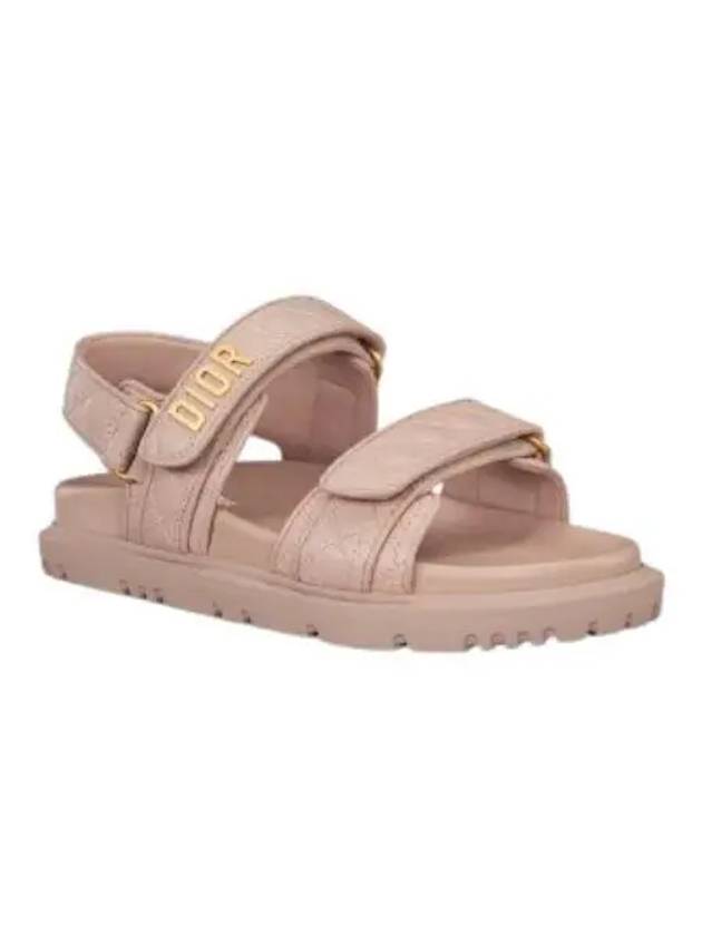 Dioract Quilting Canazoo Calfskin Strap Sandal Pink - DIOR - BALAAN 2