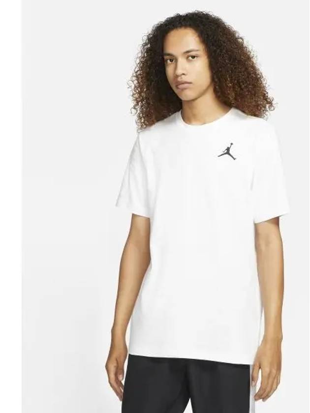 Jordan Jumpman Crew Neck Short Sleeve T Shirt White - NIKE - BALAAN 2