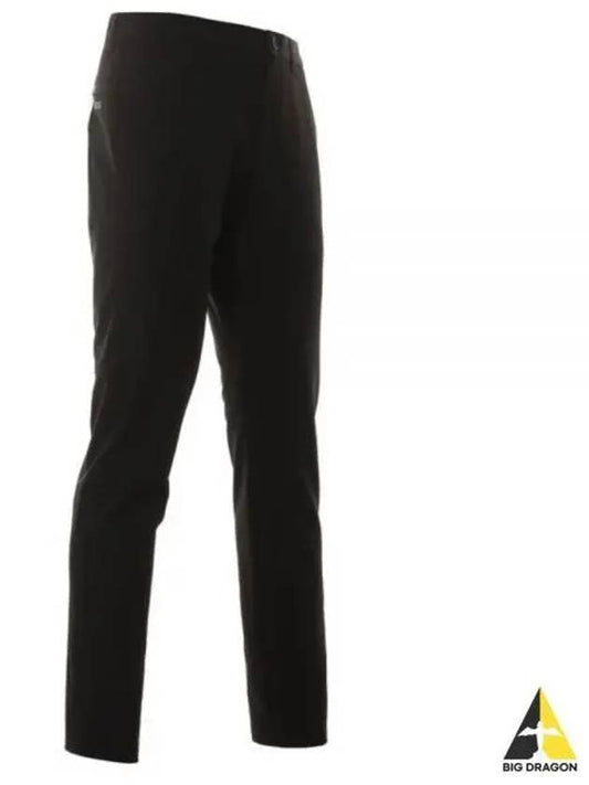 Commuter Stretch Slim Fit Straight Pants Black - HUGO BOSS - BALAAN 2