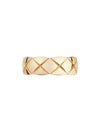 Coco Crush Quilted Motif Small Ring Gold - CHANEL - BALAAN 5