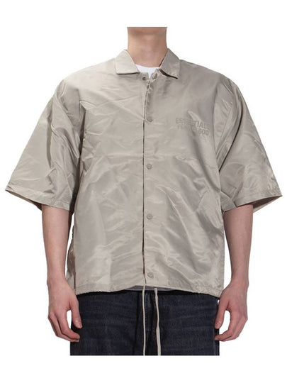 Essentials Nylon Short Sleeve Shirt Smoke - FEAR OF GOD - BALAAN 2