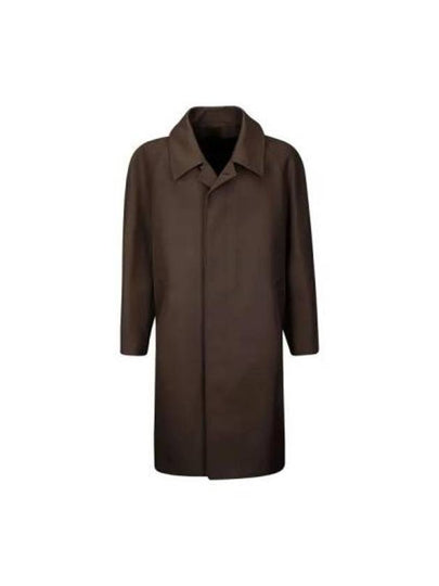 Button Car Coat Single Coat Brown - LEMAIRE - BALAAN 2