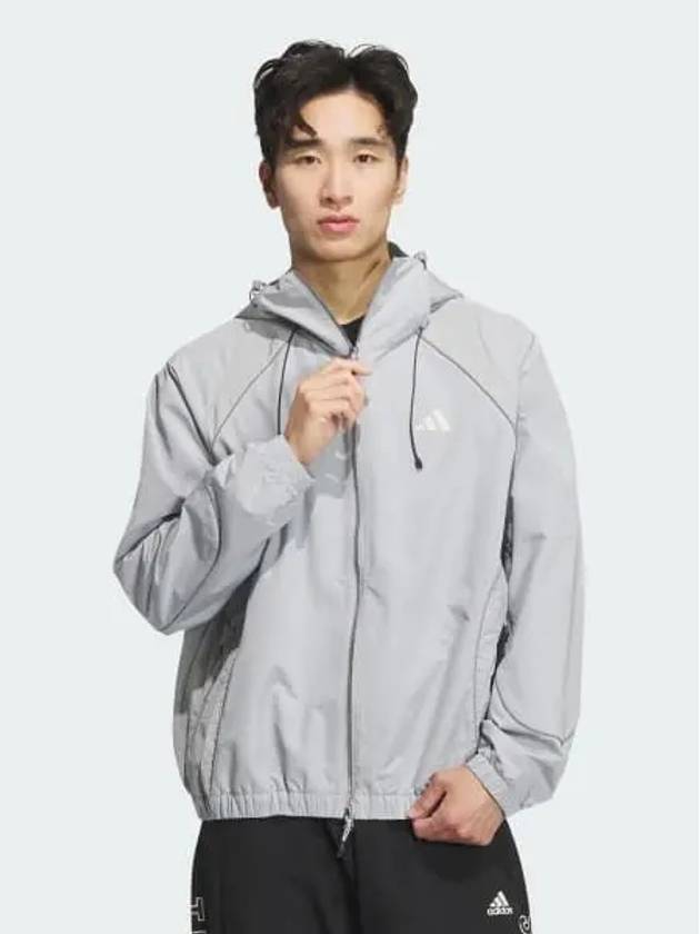 FUSTL Woven Jacket Men s Stone Gray One JI8736 693454 - ADIDAS - BALAAN 1