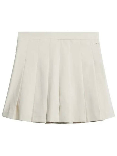 Adina Pleated Skirt Almond Milk - J.LINDEBERG - BALAAN 2