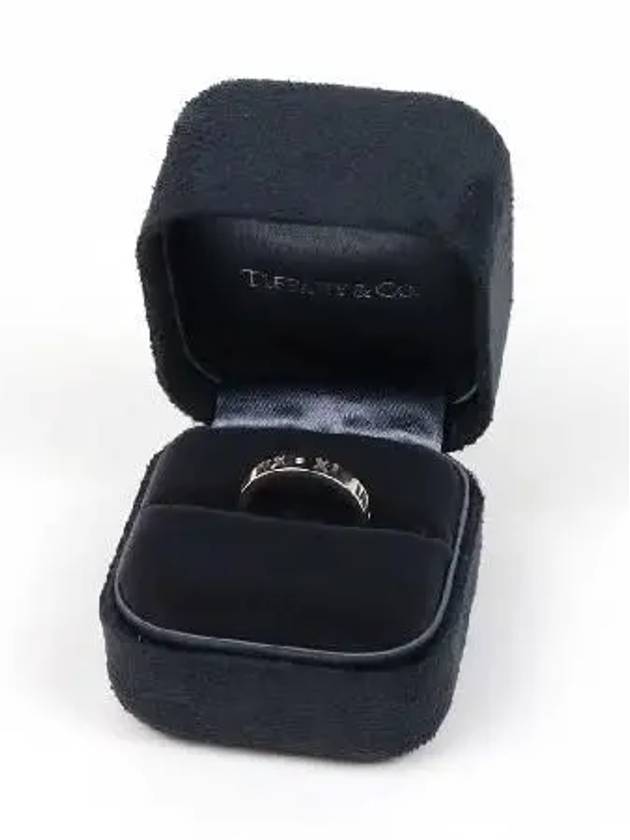 Tiffany Atlas 18k White Gold 4P Diamond Ring No 10 - TIFFANY & CO. - BALAAN 1