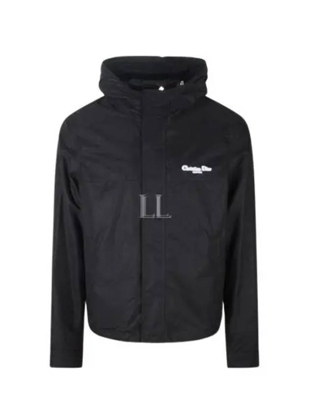 Couture Blended Cotton Windbreaker Black - DIOR - BALAAN 2