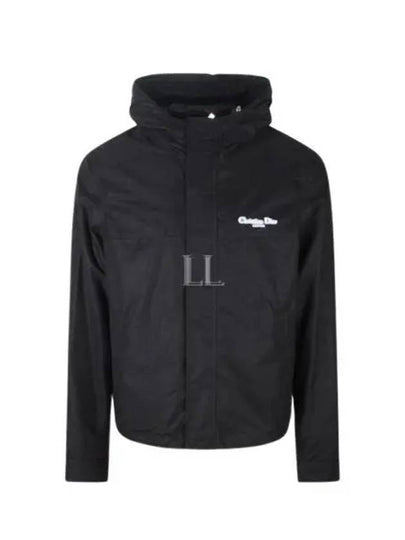 Couture Blended Cotton Windbreaker Black - DIOR - BALAAN 2