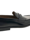 Brushed Leather Loafers Black - PRADA - BALAAN 11