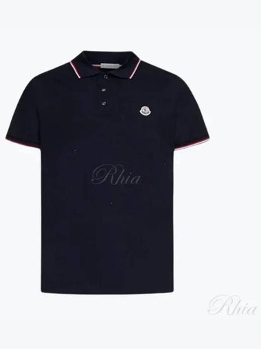 8A70300 84556 77X logo patch polo shirt - MONCLER - BALAAN 1