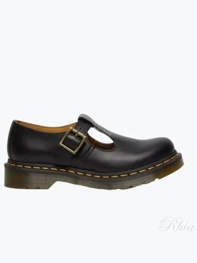 Polley Smooth Leather Mary Jane Loafer Black - DR. MARTENS - BALAAN 2