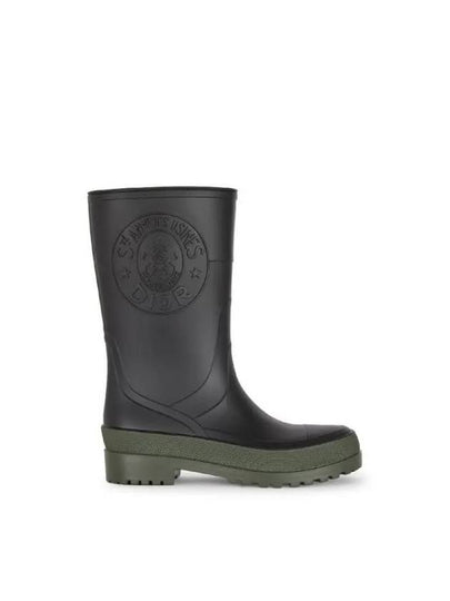 Diorunion Two-Tone Rubber Rain Boot Black - DIOR - BALAAN 2