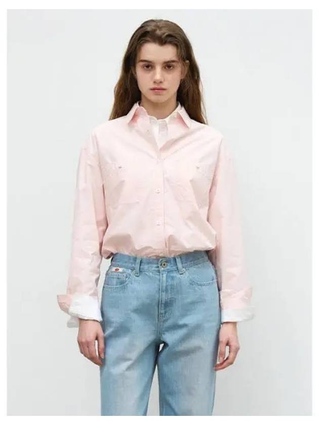 OVERSIZED POCKET SHIRTS PINK - BENSIMON - BALAAN 1