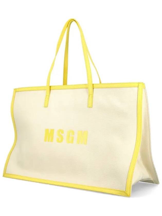 Kids Logo Print Tote Bag S4MSJGBA048 01204 - MSGM - BALAAN 4