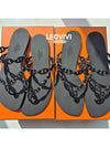 Island Sandals Noir - HERMES - BALAAN 11