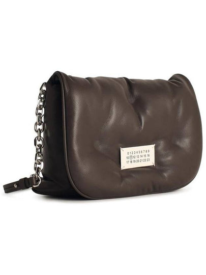 Maison Margiela 'Glam Slam' Grey Leather Crossbody Bag - MAISON MARGIELA - BALAAN 2