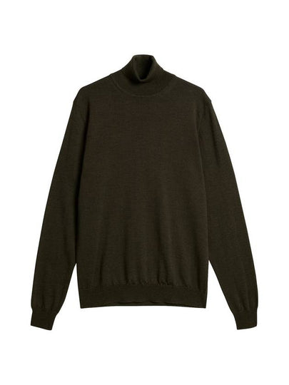 Lyd Merino Wool Turtleneck Forest Green - J.LINDEBERG - BALAAN 2