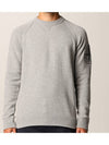 Geelong Wool Embroidery Crewneck Knit Top Light Grey - STONE ISLAND - BALAAN 2