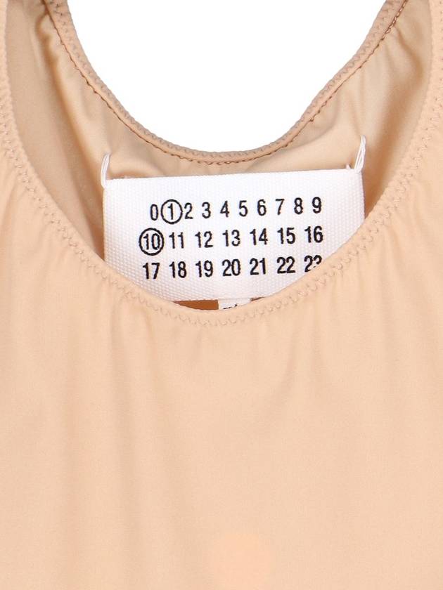 Women's Back Stitch Crew Neck Bodysuit Beige - MAISON MARGIELA - BALAAN 4