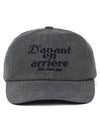 LETTERING CAP CHARCOAL - BACKANDFORTH - BALAAN 1