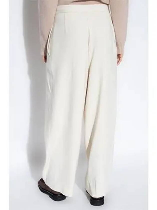 Belt Wide Pants Ivory - AMI - BALAAN 4