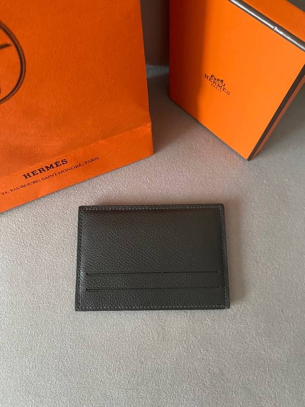 Citizen Twill Card Wallet Vert Bronze - HERMES - BALAAN 7