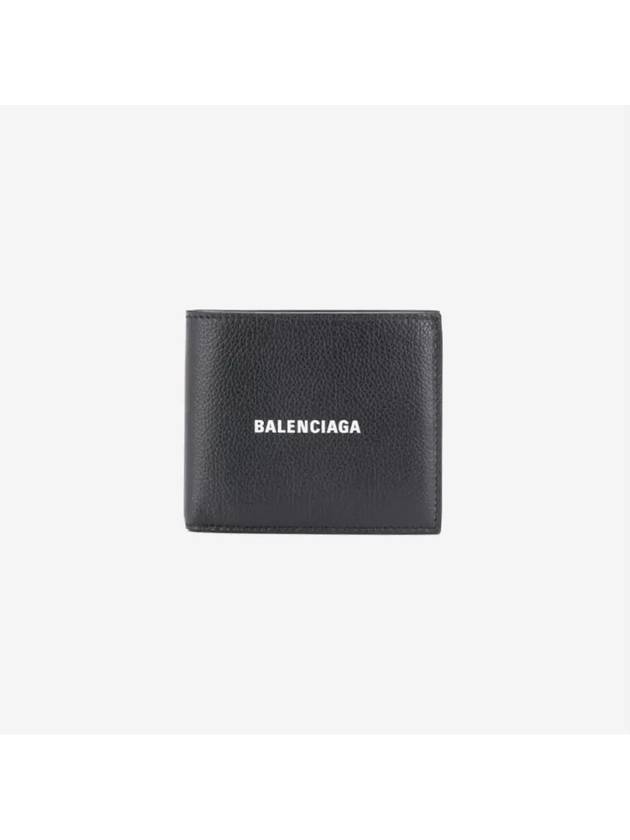 Cash Square Folded Wallet Black - BALENCIAGA - BALAAN 2