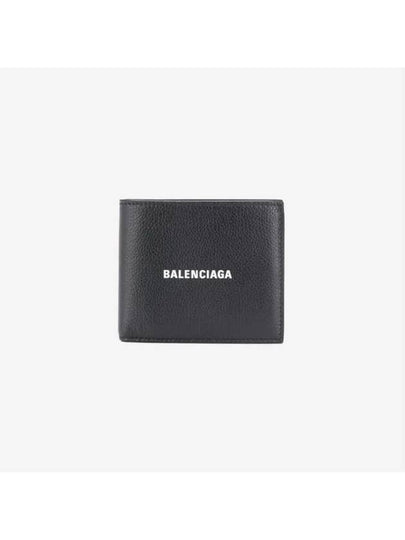 Cash Square Folded Wallet Black - BALENCIAGA - BALAAN 2