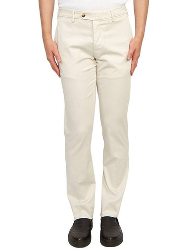 Cotton Straight Pants White - RVR LARDINI - BALAAN 1