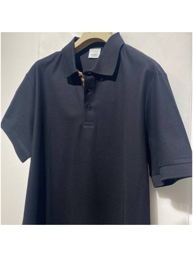 Hartford black polo shirt HARTFORD BLACK 8084397 - BURBERRY - BALAAN 4