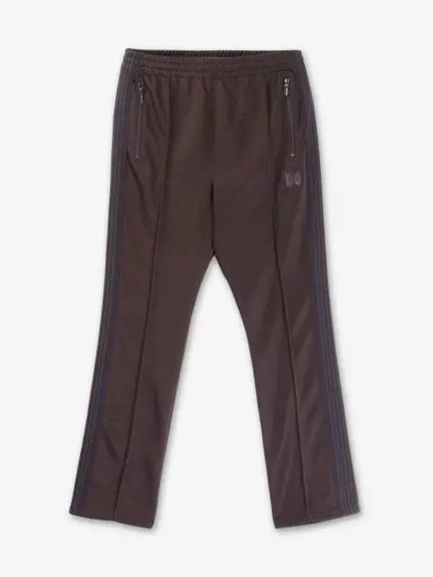 Narrow track pants dark brown PU274DKBROWN - NEEDLES - BALAAN 1