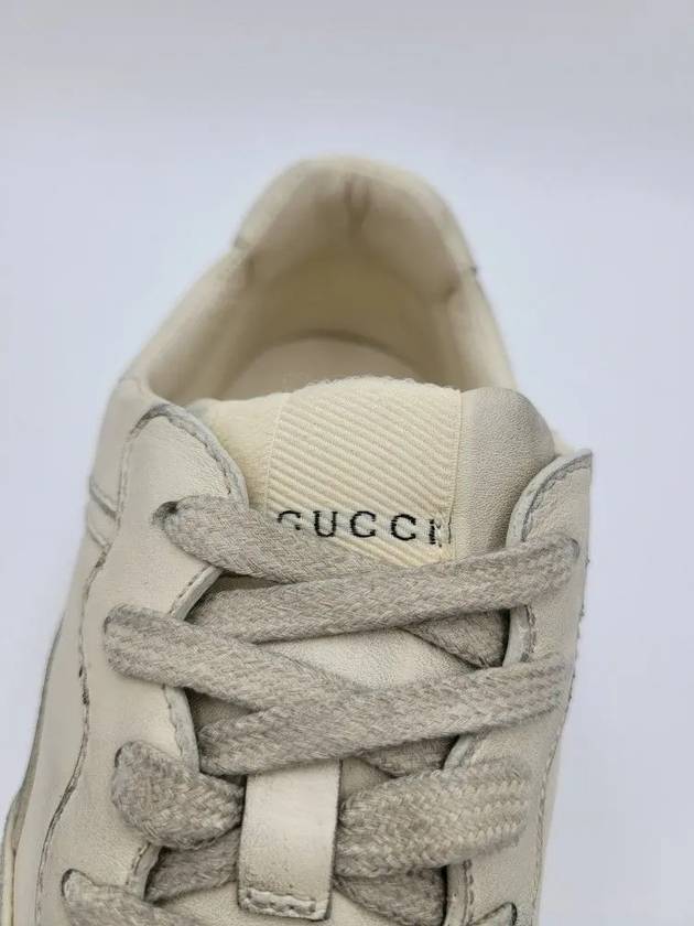 Women s Rhyton Dirty Sneakers 550046 - GUCCI - BALAAN 8