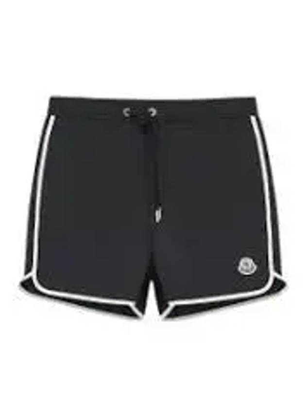 2C00008 53326 999 Logo Patch Swim Shorts - MONCLER - BALAAN 1