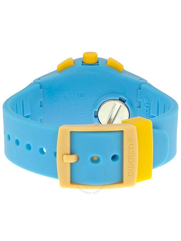 Swatch Maresoli Yellow Dial Blue Rubber Men's Watch SUSS400 - SWATCH - BALAAN 3