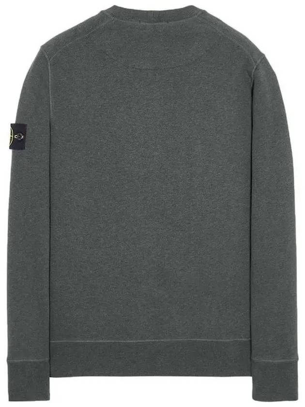 Wappen Patch Crewneck Sweatshirt Charcoal - STONE ISLAND - BALAAN 4