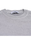 Garment Dyed Malfile Crewneck Sweatshirt Grey Heather - STONE ISLAND - BALAAN 4