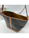 Medium Bucket In Triomphe Canvas And Calfskin Tan - CELINE - BALAAN 11