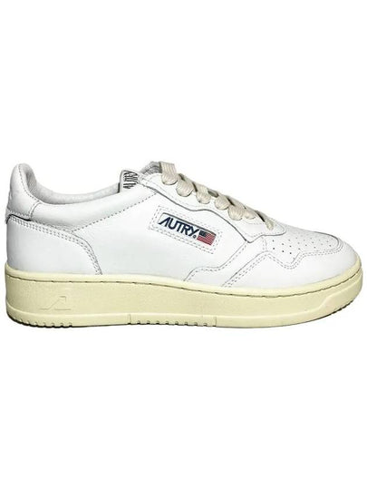 Medalist Leather Low Top Sneakers White - AUTRY - BALAAN 2