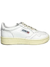 Medalist Leather Low Top Sneakers White - AUTRY - BALAAN 2