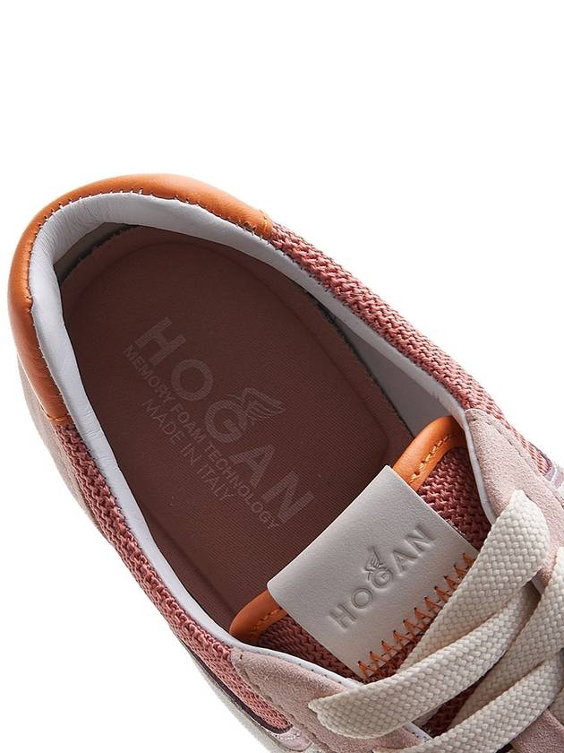 Women's OlympiaN Z Low Top Sneakers Pink - HOGAN - BALAAN.