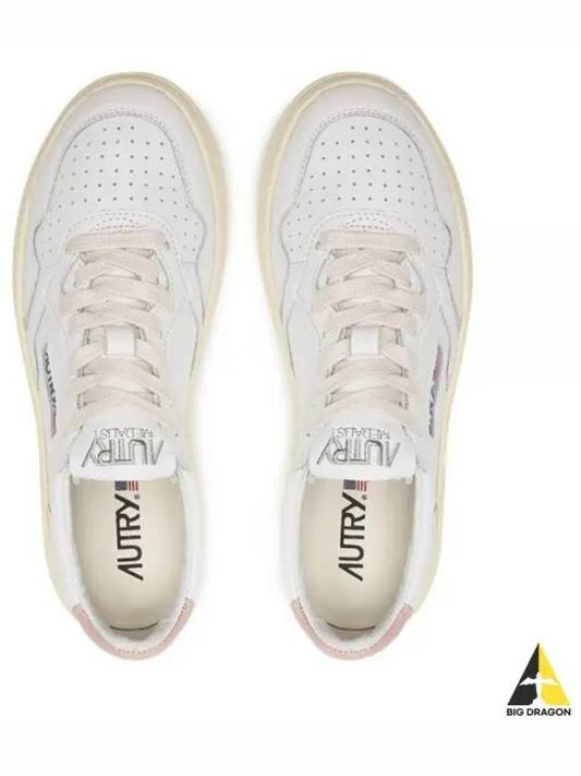 Men's Medalist Leather Low Top Sneakers White - AUTRY - BALAAN 2