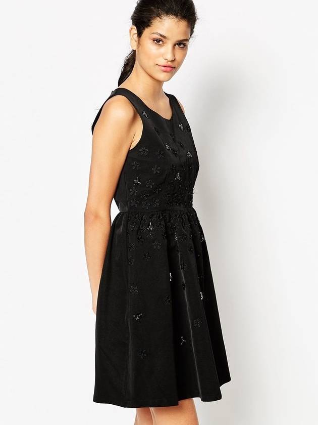 Frankie Morello by Floral Embellished Skater Prom Evening Dress - DAMIR DOMA - BALAAN 4