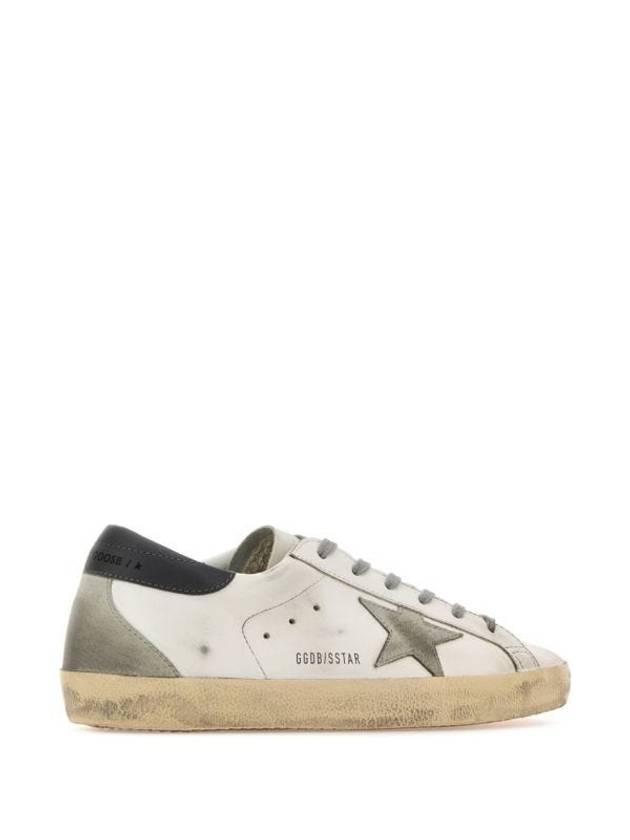 Superstar Leather Low Top Sneakers Grey White - GOLDEN GOOSE - BALAAN 5