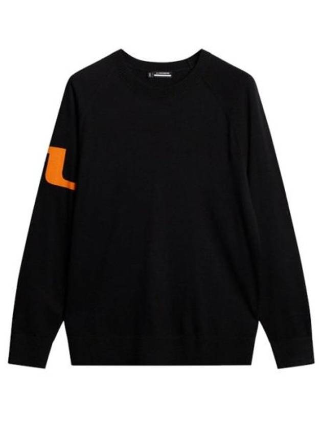 Men's Gusten Knit Sweater Black - J.LINDEBERG - BALAAN 2