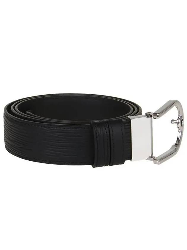 Horseshoe shaped reversible leather belt MB198634 - MONTBLANC - BALAAN 2