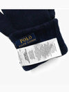 Signature Pony Merino Wool Touchscreen Gloves Navy - POLO RALPH LAUREN - BALAAN 4