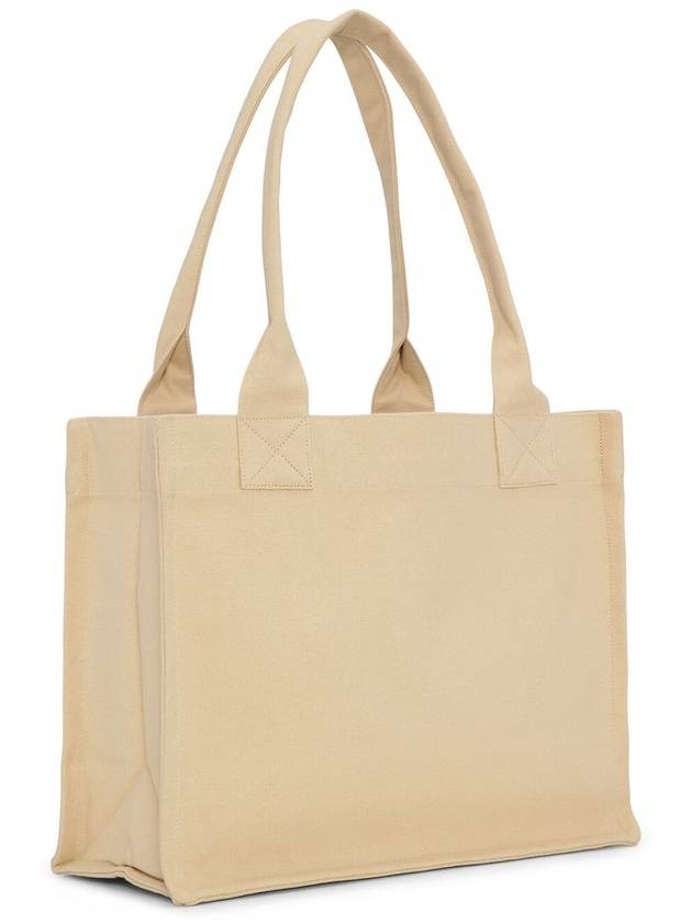 logo tote bag shoulder bag beige - GANNI - BALAAN 6