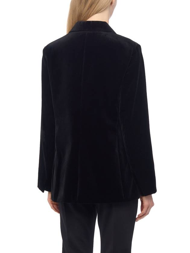 Eufemia Velvet Jacket Black - S MAX MARA - BALAAN 3