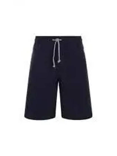 Men's Zipper Pocket Shorts Blue - BRUNELLO CUCINELLI - BALAAN 2