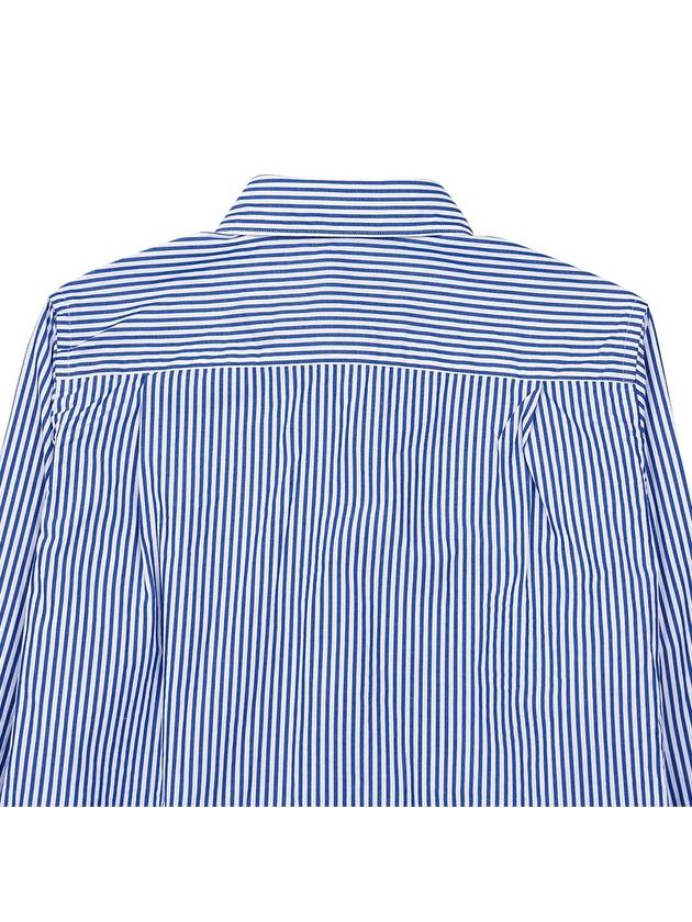 Women's Striped Shirt P1B025 BLUE WHITE STRIPES - COMME DES GARCONS - BALAAN 7